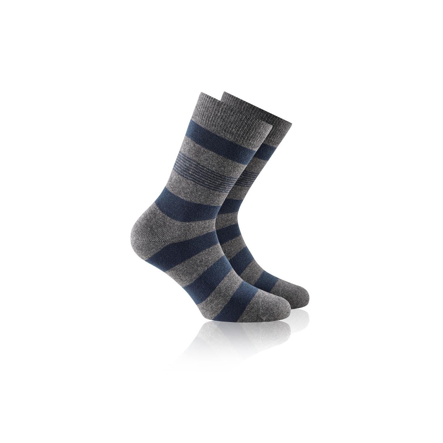 Rohner Socks Fashion - Marine / Gray melange 10-4191/473/39-42